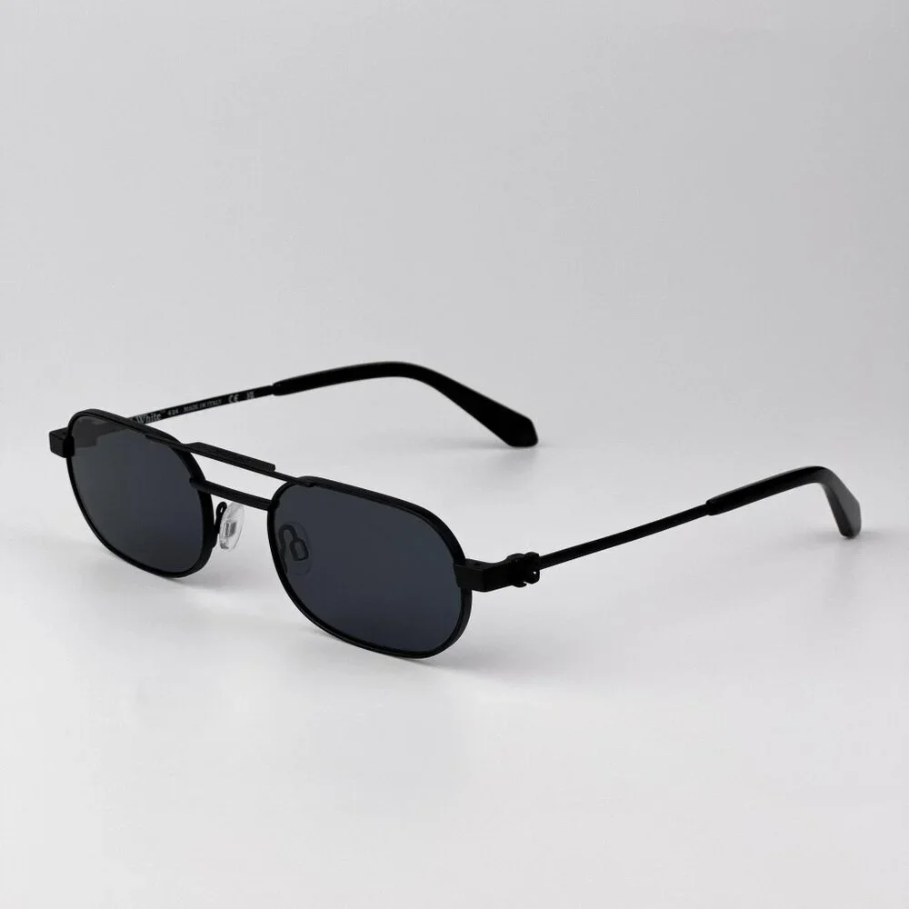 Off-White VAIDEN Men Sunglasses – Black Oval Frame | Model OERI123 1007